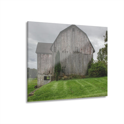 U R There Photography Dequindre Road Grey III Rustic Farmhouse Acrylic Wall Print