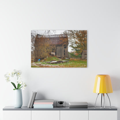 U R There Photography Frenchline Road Old Grey Rustic Farmhouse Acrylic Wall Print