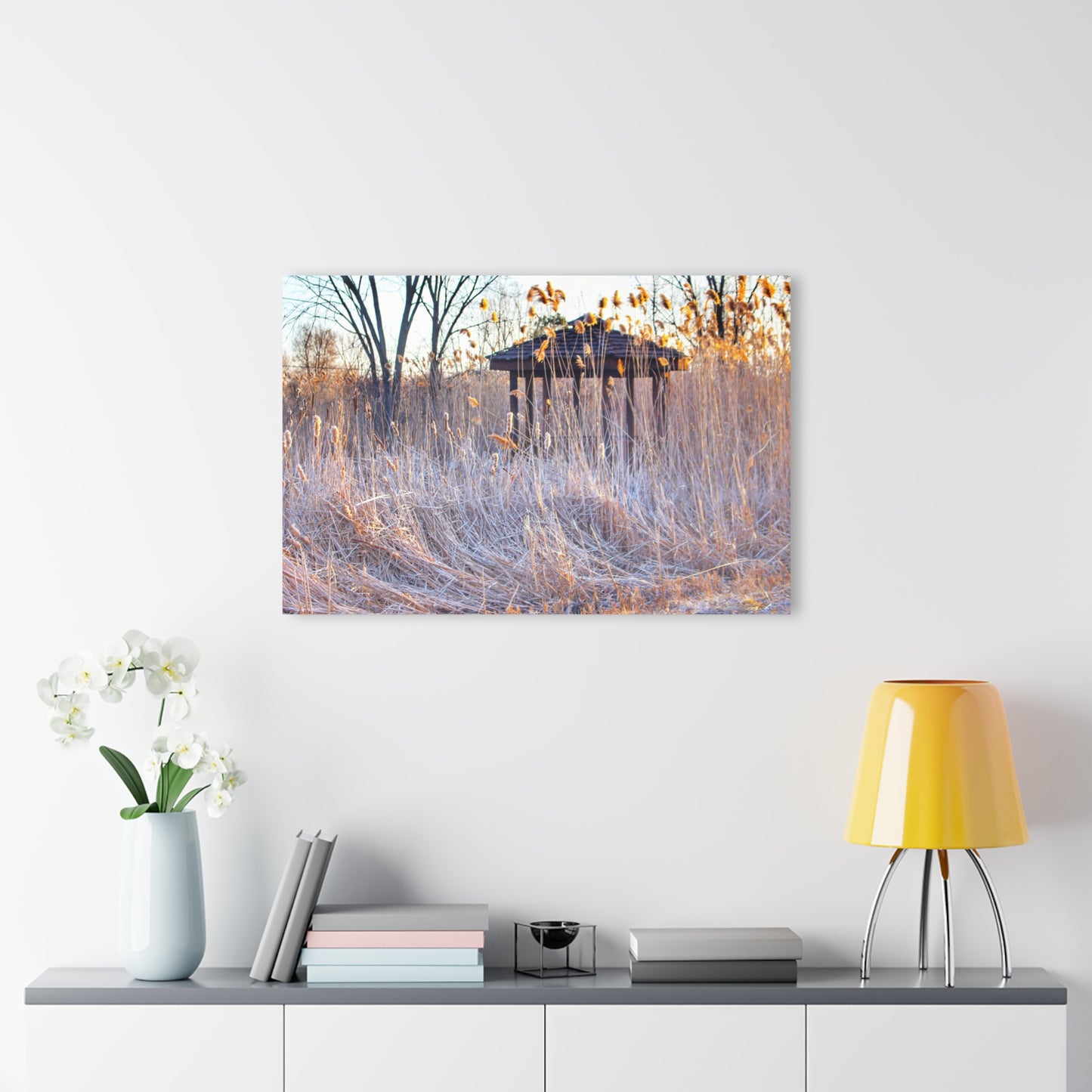 U R There Photography Haines Hidden Gazebo Rustic Farmhouse Acrylic Wall Print