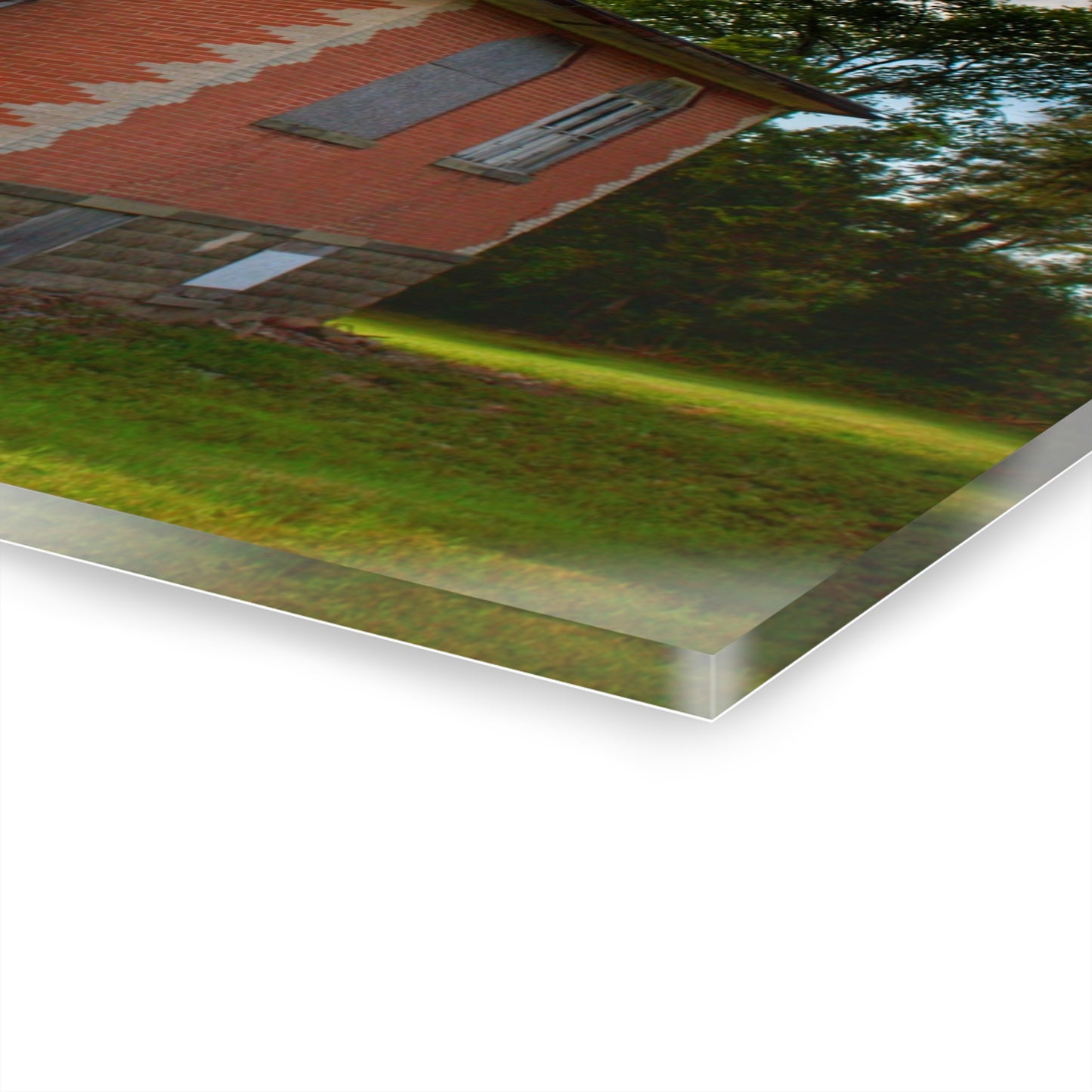 U R There Photography North Grove Road Schoolhouse I Rustic Farmhouse Acrylic Wall Print