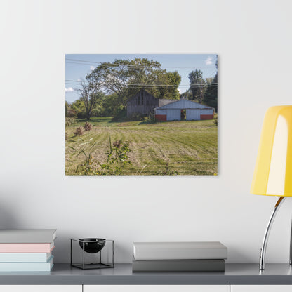U R There Photography Havens Road Grey Rustic Farmhouse Acrylic Wall Print