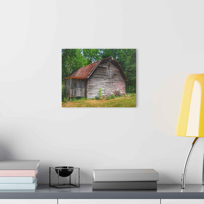U R There Photography Roadside Grey Rustic Farmhouse Acrylic Wall Print