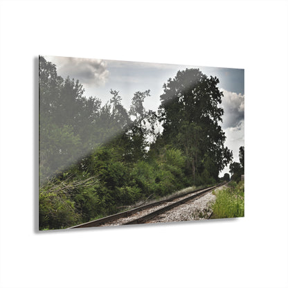 U R There Photography Michigan Rails Rustic Farmhouse Acrylic Wall Print