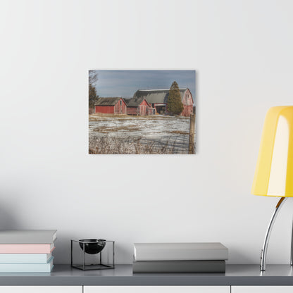 U R There Photography Wilder Road Reds Rustic Farmhouse Acrylic Wall Print