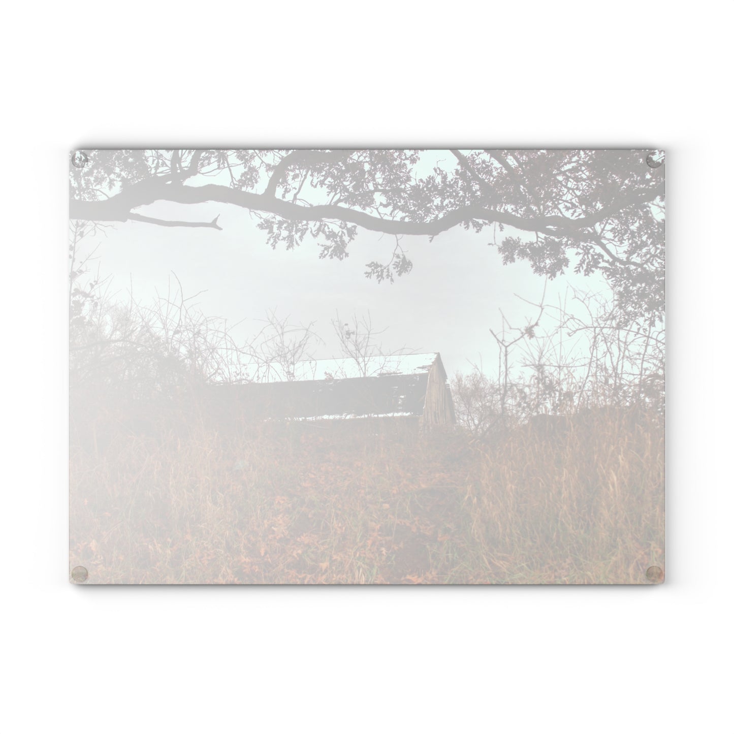 Barn Boutique Rustic Tempered-Glass Cutting Board| North Oxford Road Grey III