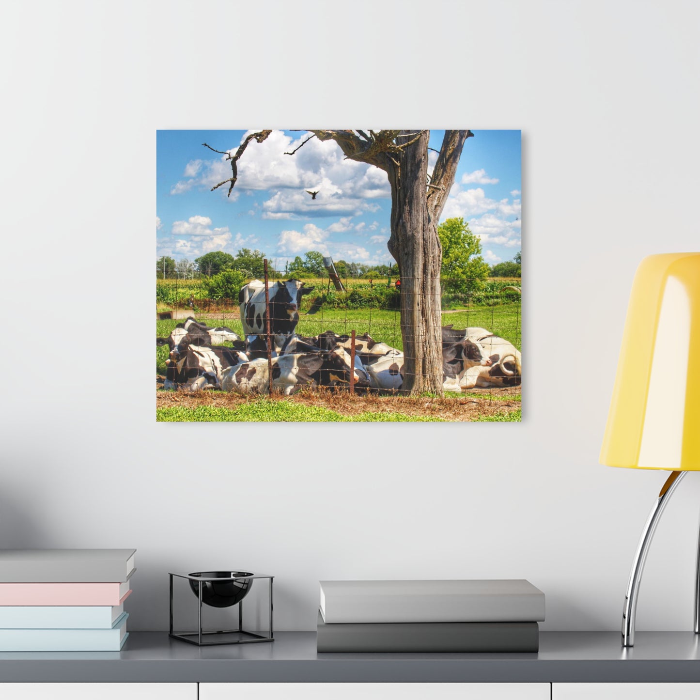 Barn Boutique Modern Farmhouse Acrylic Wall Print| McKinley Road Cows