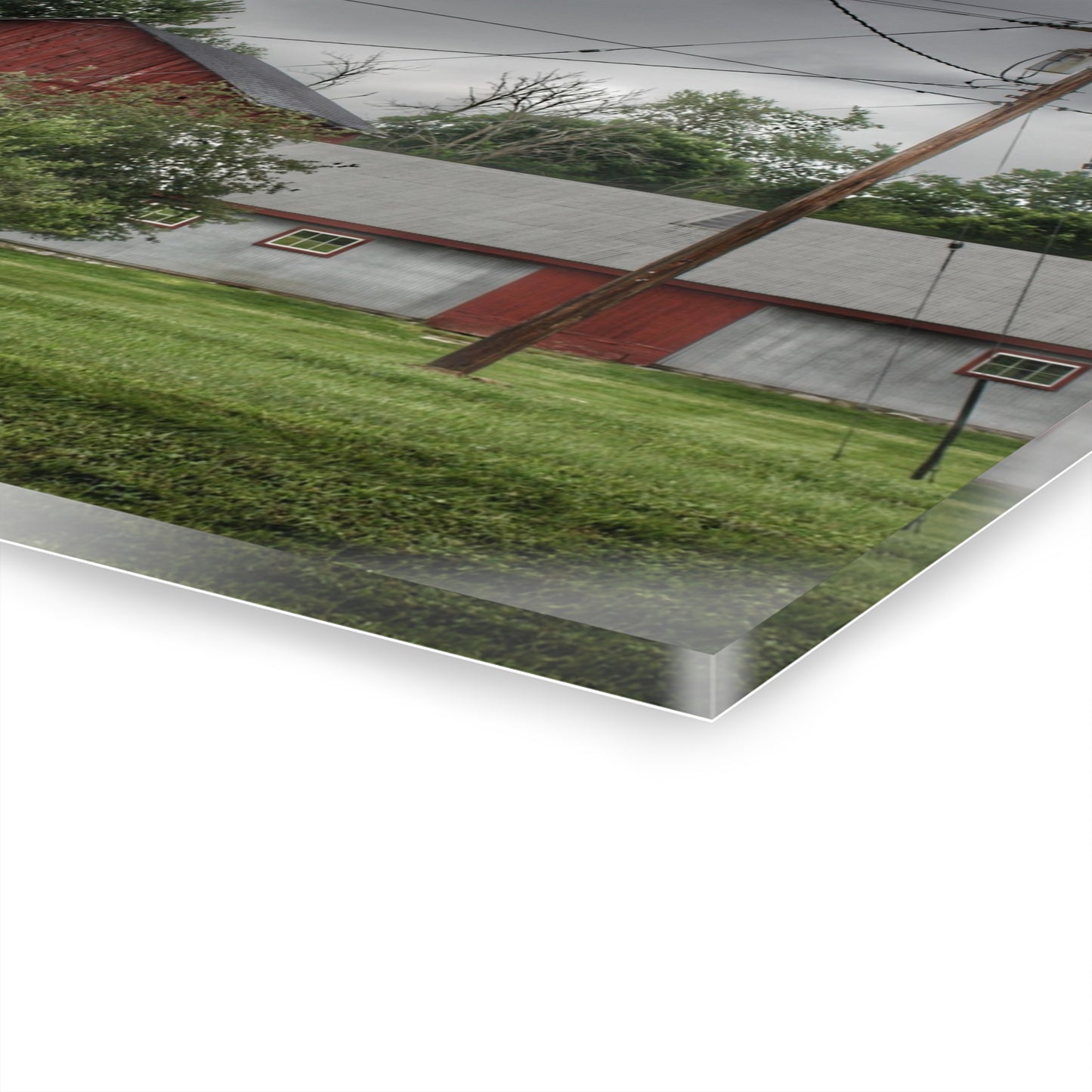 U R There Photography Hidden Red of M24 Rustic Farmhouse Acrylic Wall Print