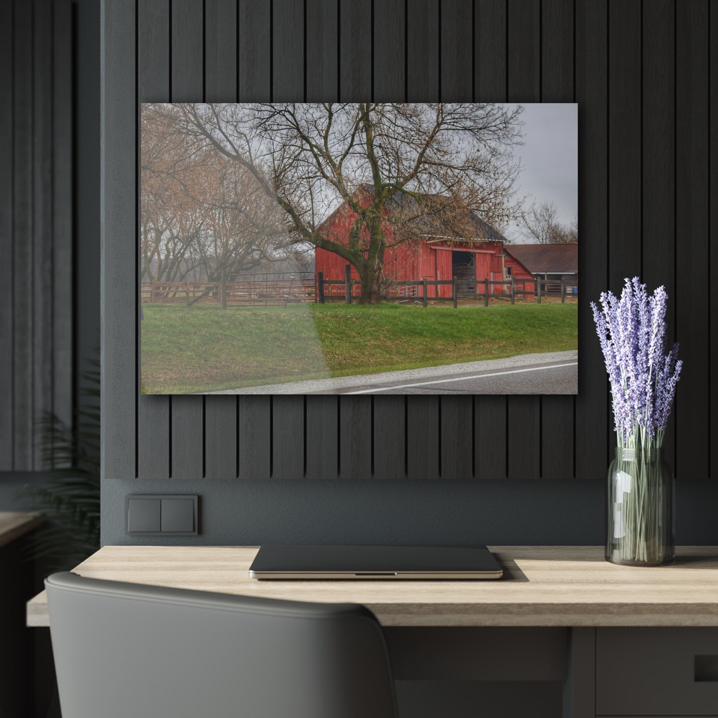 U R There Photography M-21 Roadside Stable I Rustic Farmhouse Acrylic Wall Print