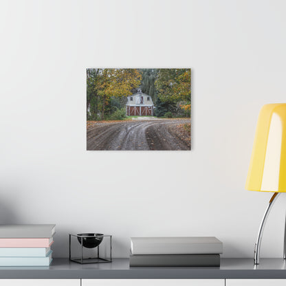 U R There Photography Barn at the Bend Rustic Farmhouse Acrylic Wall Print