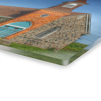 U R There Photography Mayville Church of the Past Rustic Farmhouse Acrylic Wall Print