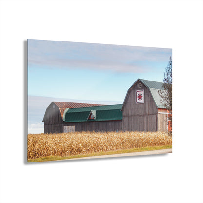 U R There Photography Frankenmuth Greys Rustic Farmhouse Acrylic Wall Print