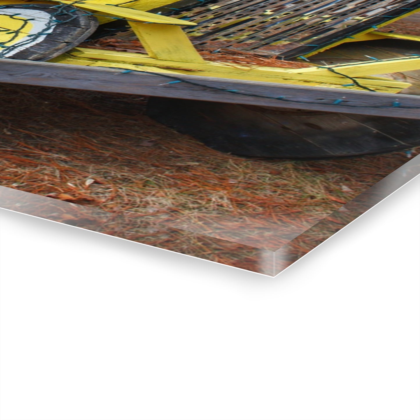 U R There Photography Hickory Place Yard Art II Rustic Farmhouse Acrylic Wall Print