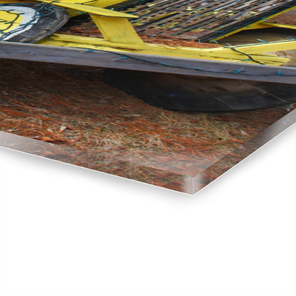 U R There Photography Hickory Place Yard Art II Rustic Farmhouse Acrylic Wall Print