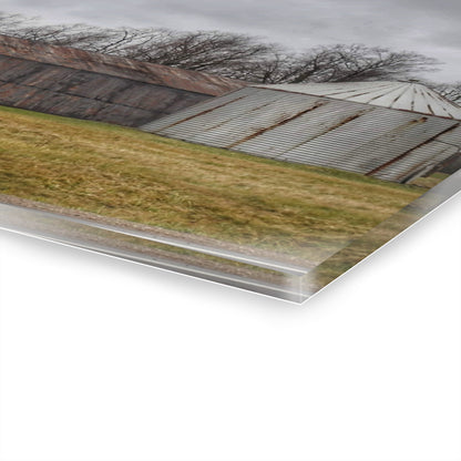 U R There Photography Hough Road Green Quonset I Rustic Farmhouse Acrylic Wall Print