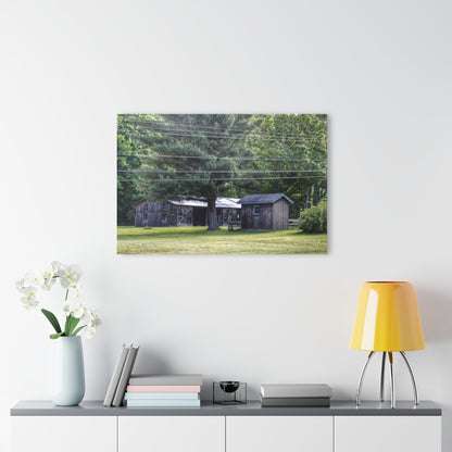 U R There Photography Leonard Road Roadside Greys Rustic Farmhouse Acrylic Wall Print