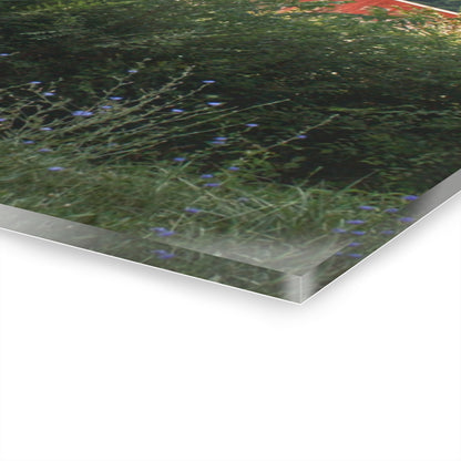 U R There Photography Genesee Road Red I Rustic Farmhouse Acrylic Wall Print