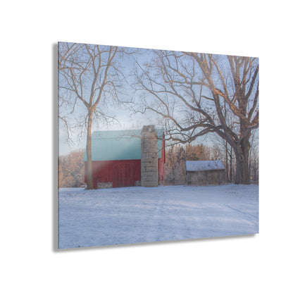 U R There Photography Webster Road Red I Rustic Farmhouse Acrylic Wall Print