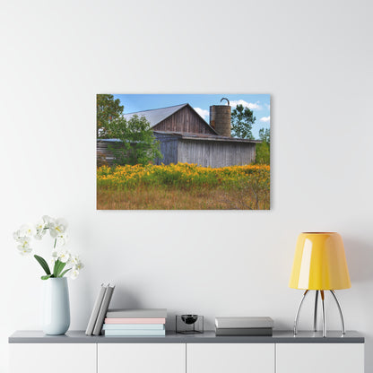 Barn Boutique Modern Farmhouse Acrylic Wall Print| Church Road Grey in September