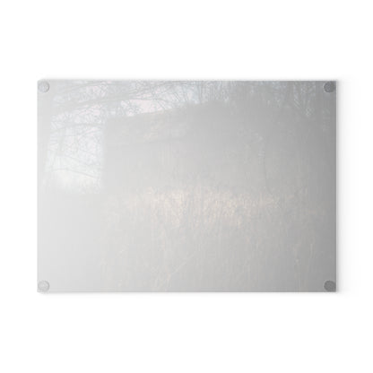 U R There Photography Mayville Hidden Barn I Rustic Farmhouse Tempered-Glass Cutting Board