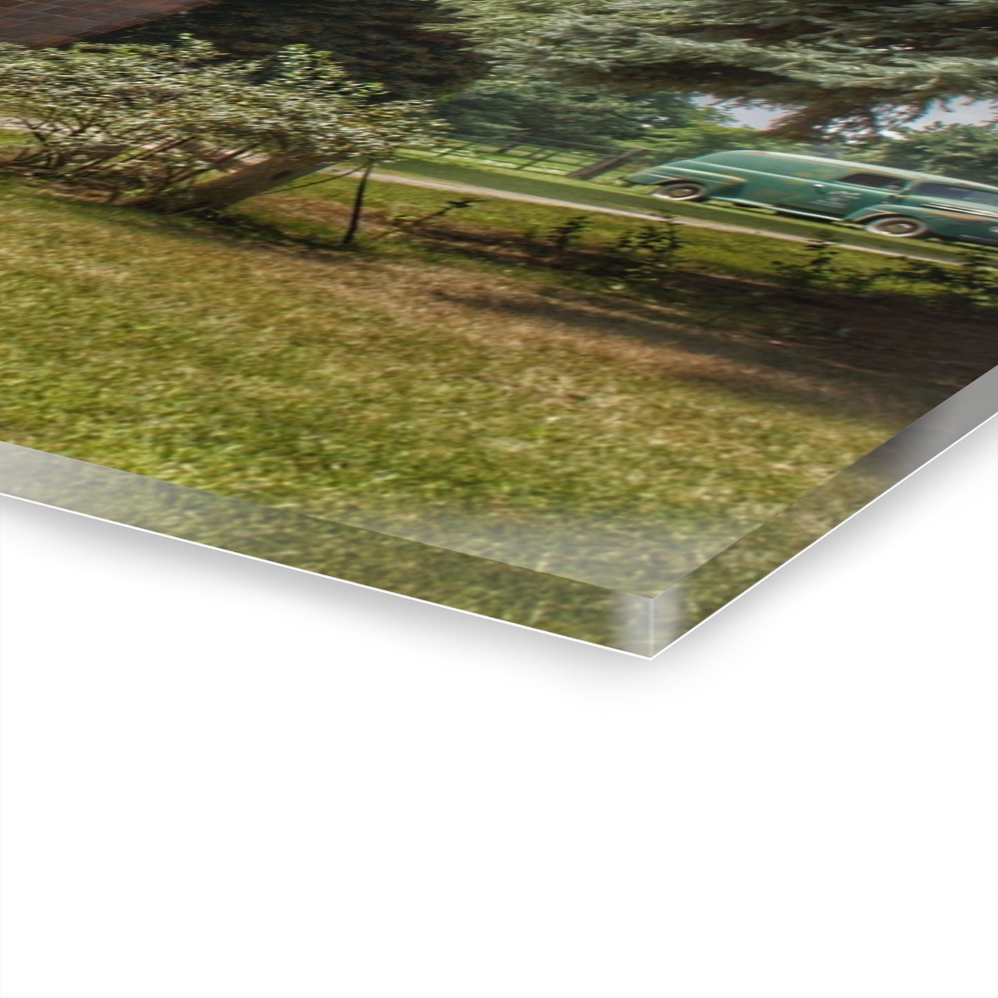 U R There Photography Metamora Country Red Rustic Farmhouse Acrylic Wall Print