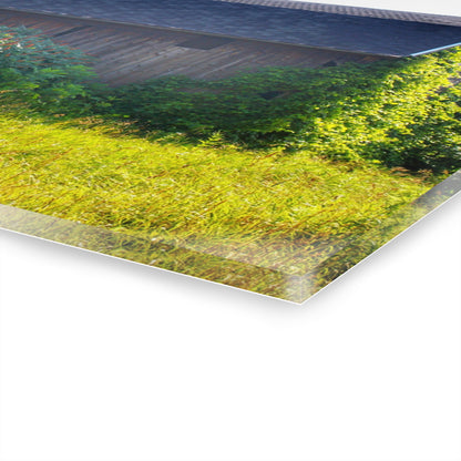 U R There Photography North Lake Pleasant Road Old Grey Rustic Farmhouse Acrylic Wall Print