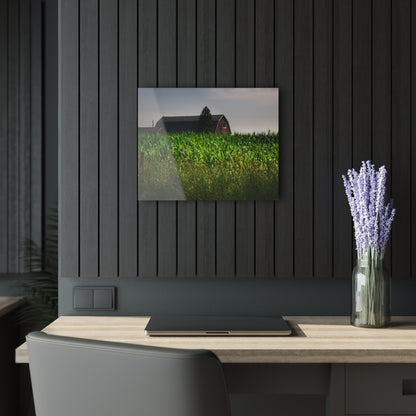 U R There Photography Beyond the Corn in Metamora Rustic Farmhouse Acrylic Wall Print