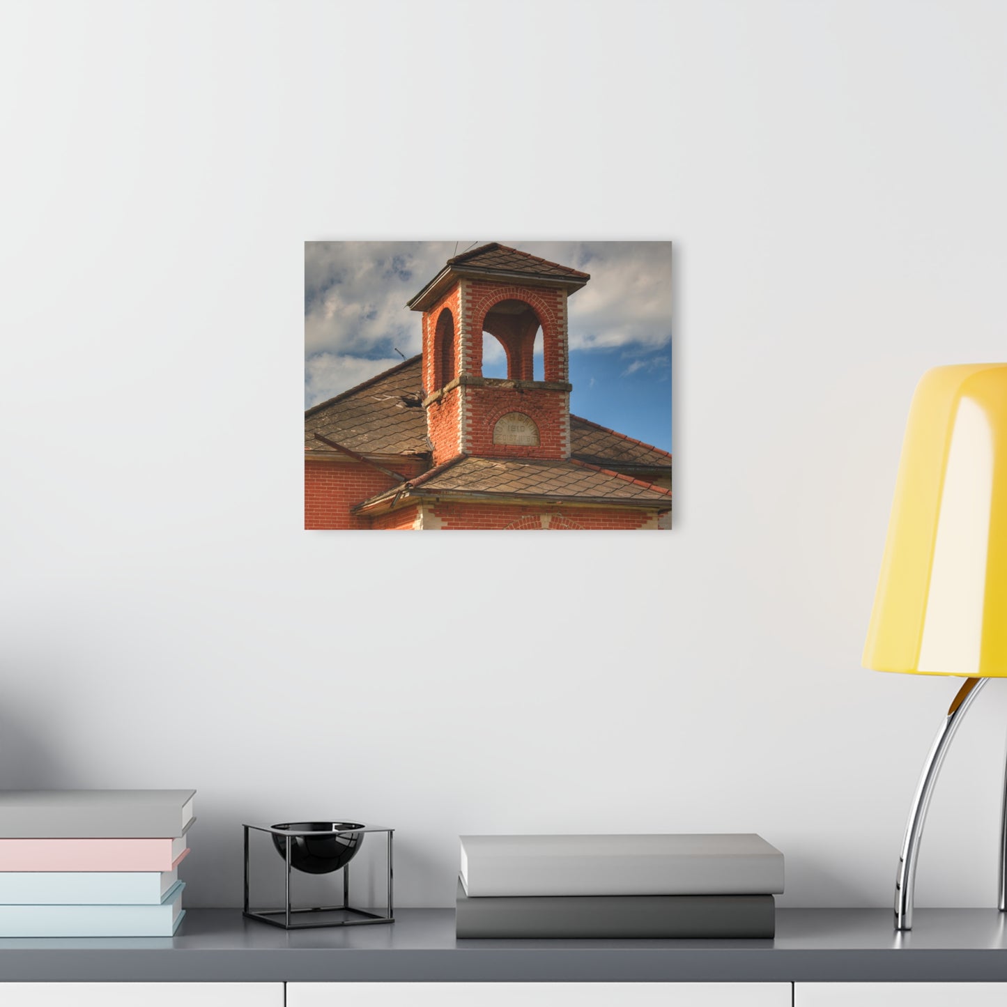 U R There Photography North Grove Road Schoolhouse II Rustic Farmhouse Acrylic Wall Print