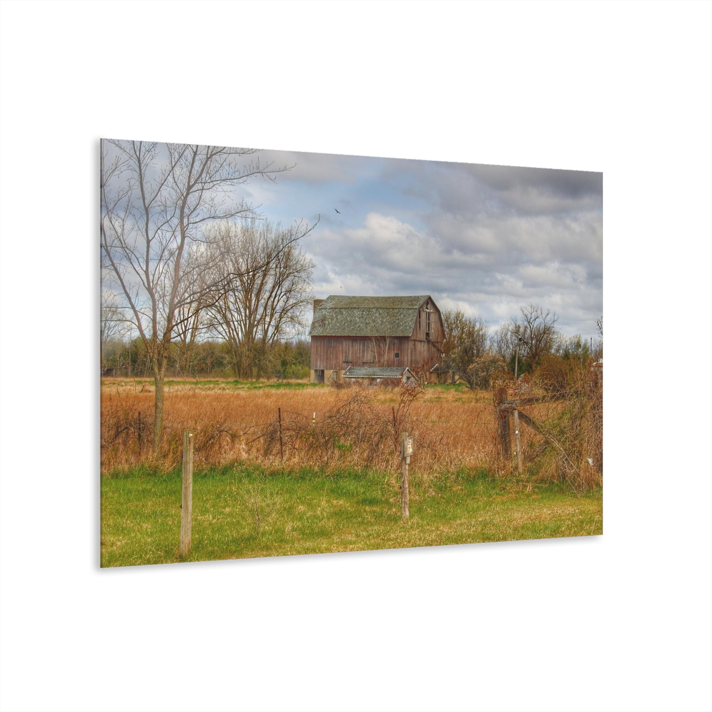 U R There Photography Clothier Road Red II Rustic Farmhouse Acrylic Wall Print