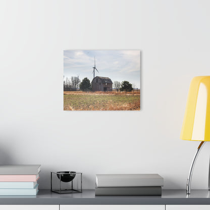 U R There Photography French Road Little Red Rustic Farmhouse Acrylic Wall Print