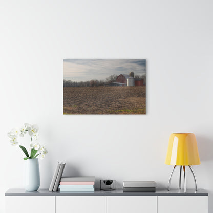 U R There Photography Cumber Road Red II Rustic Farmhouse Acrylic Wall Print