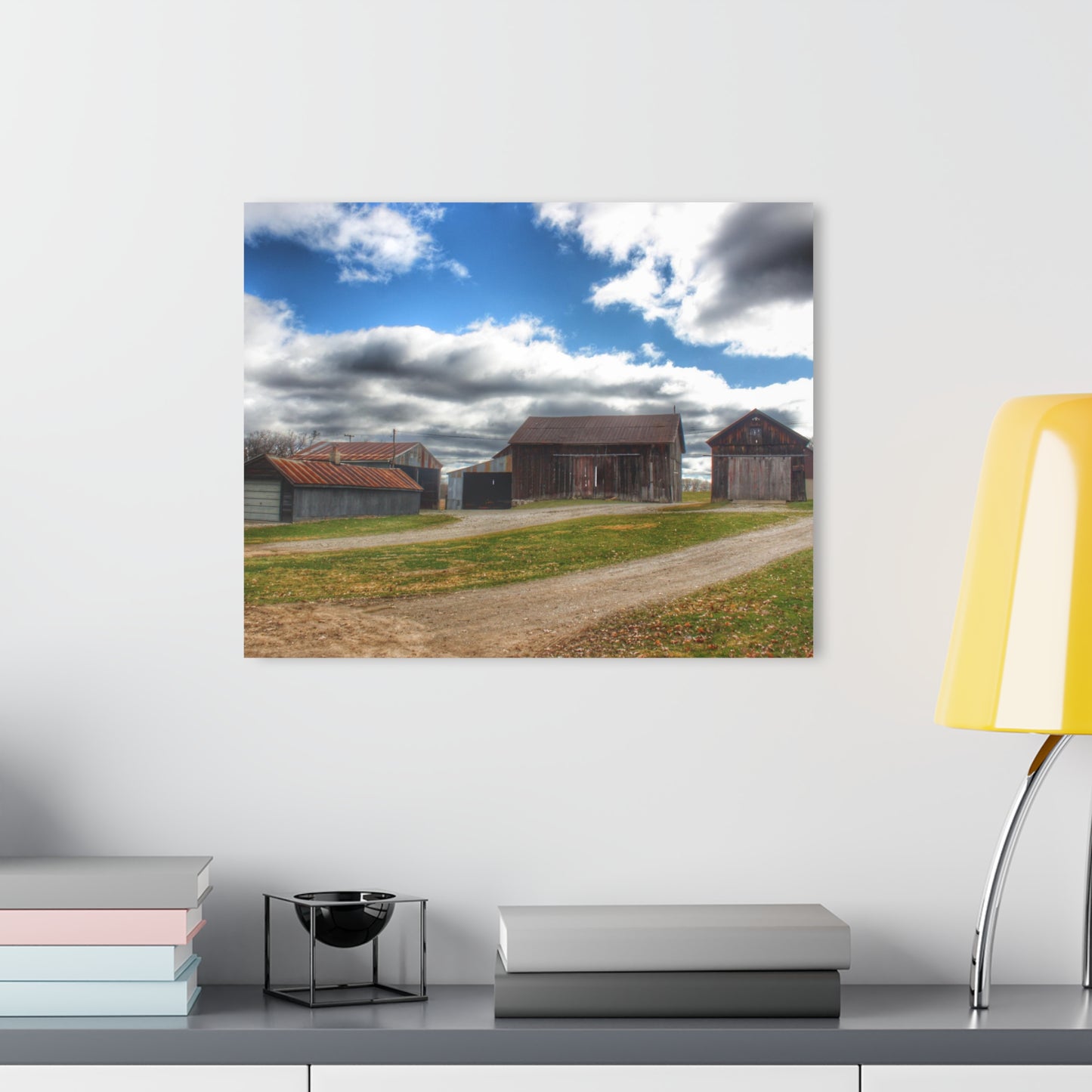 U R There Photography Buckhorn Lake Road Centennial Farm Rustic Farmhouse Acrylic Wall Print