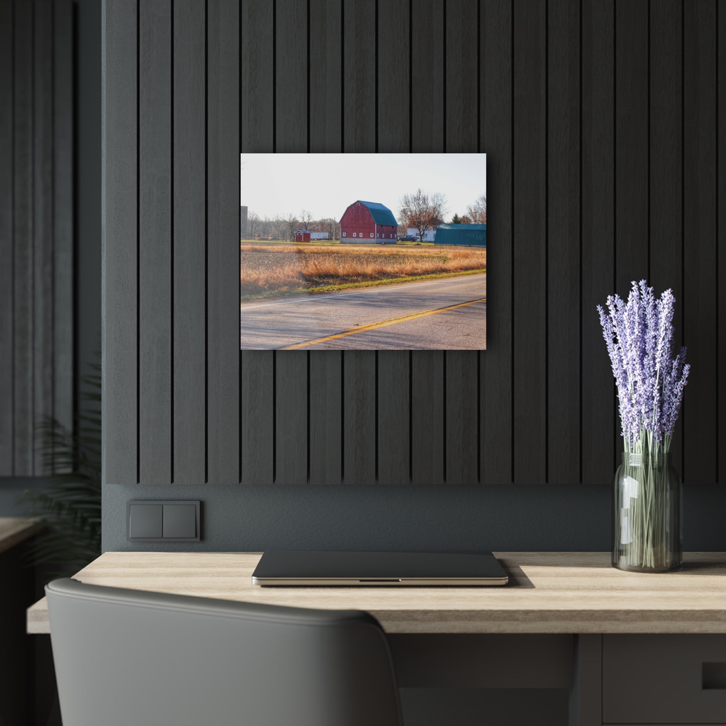U R There Photography Baldwin Barn Brothers II Rustic Farmhouse Acrylic Wall Print