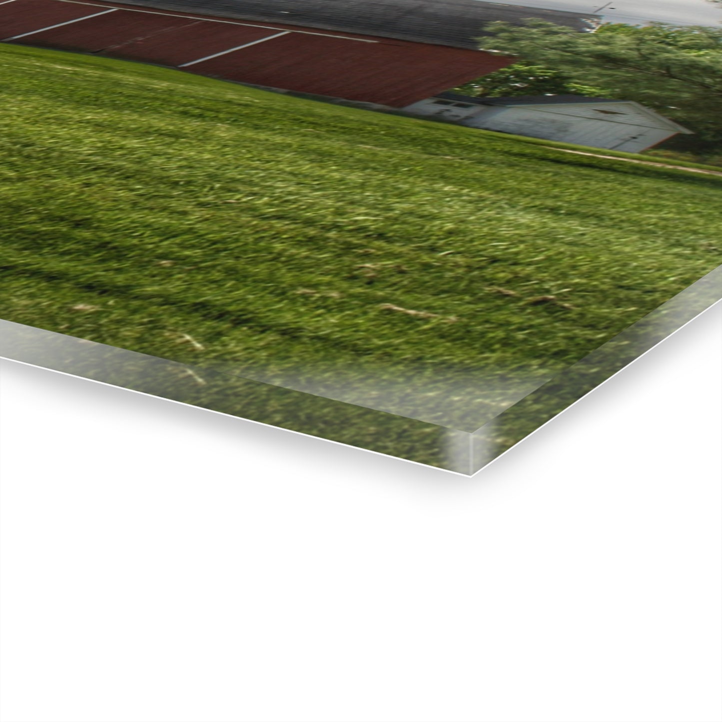 U R There Photography Kings Mill Red I Rustic Farmhouse Acrylic Wall Print