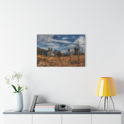 U R There Photography Newark Road White II Rustic Farmhouse Acrylic Wall Print