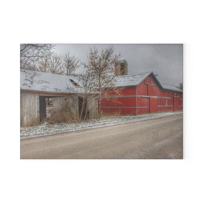 U R There Photography Bordman Roadside Buddies I Rustic Farmhouse Tempered-Glass Cutting Board