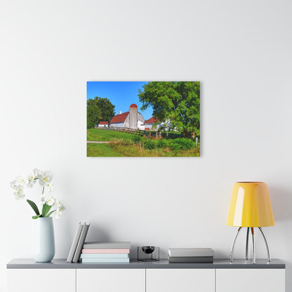 U R There Photography Vienna Roadside White Rustic Farmhouse Acrylic Wall Print