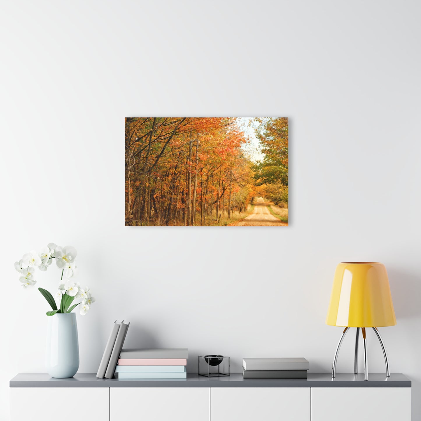 U R There Photography Fall on Murphy Lake II Rustic Farmhouse Acrylic Wall Print