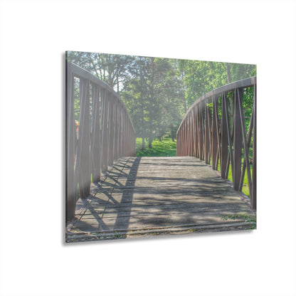 U R There Photography Cramton Park Kiwanis Bridge Rustic Farmhouse Acrylic Wall Print