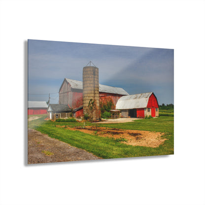 U R There Photography Marlette Red IV Rustic Farmhouse Acrylic Wall Print