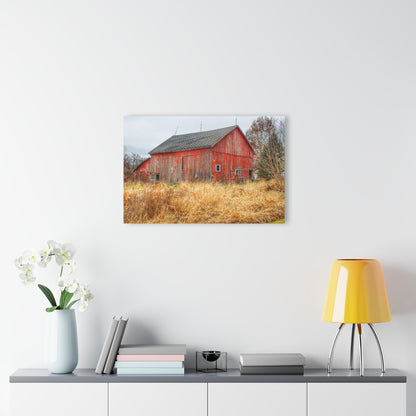 U R There Photography Harrington Road Red Rustic Farmhouse Acrylic Wall Print