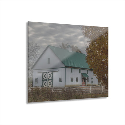 U R There Photography Millville Road White Rustic Farmhouse Acrylic Wall Print