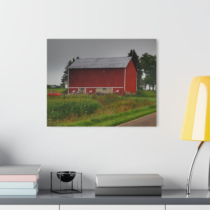 U R There Photography Brown Road Horse Barn I Rustic Farmhouse Acrylic Wall Print