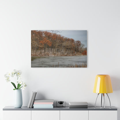 U R There Photography The Freeze of Thornville Rustic Farmhouse Acrylic Wall Print