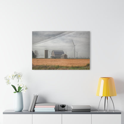 U R There Photography Pinabog Greys Rustic Farmhouse Acrylic Wall Print 14 "x 11"