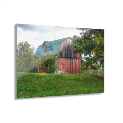 U R There Photography Frances Road Old Red I Rustic Farmhouse Acrylic Wall Print