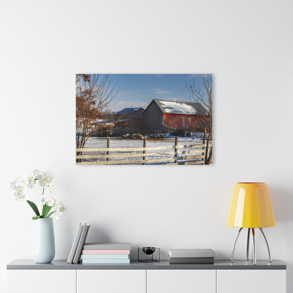 U R There Photography Attica Reds Rustic Farmhouse Acrylic Wall Print