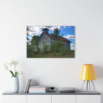 U R There Photography Mound Road Schoolhouse Rustic Farmhouse Acrylic Wall Print