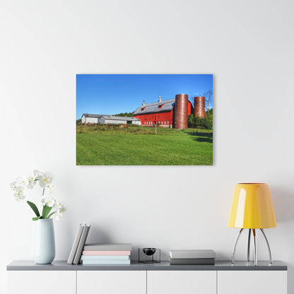 Barn Boutique Modern Farmhouse Acrylic Wall Print| Baldwin Red II