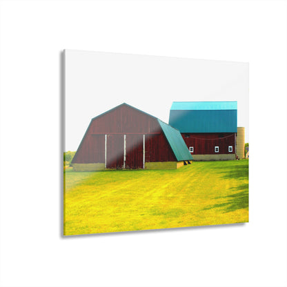 U R There Photography Baldwin Barn Brothers I Rustic Farmhouse Acrylic Wall Print