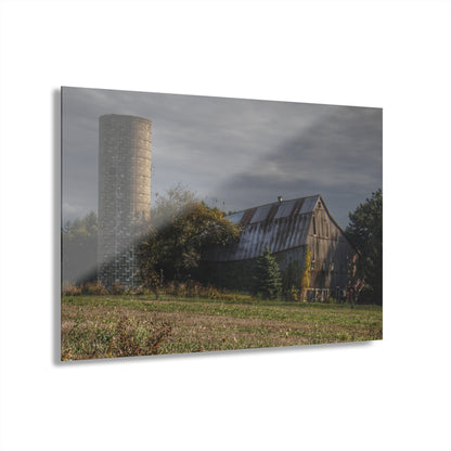 U R There Photography Collapsing in Croswell Rustic Farmhouse Acrylic Wall Print